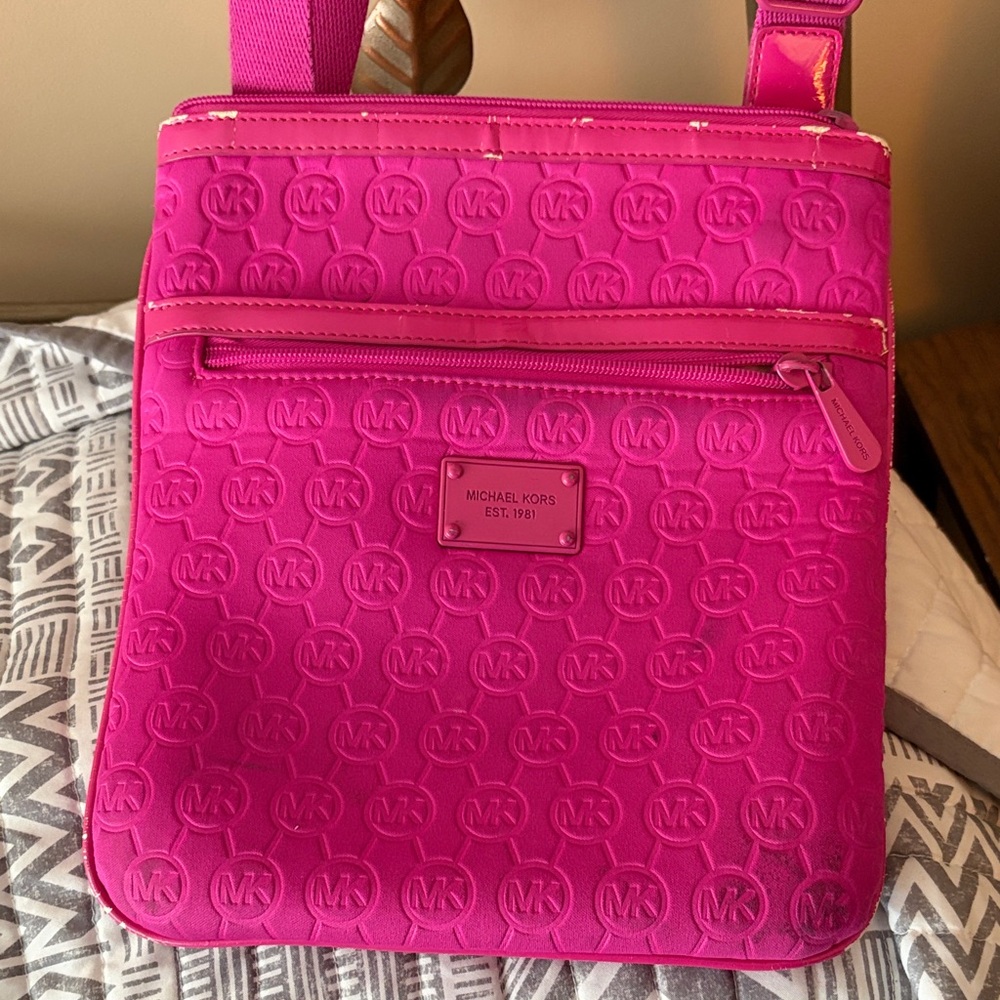 Michael Kors Fuchsia Crossbody Bag